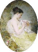 Young Girl with a Dove